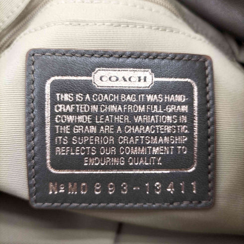 コーチ COACH オールレザーショルダーバッグ レディース