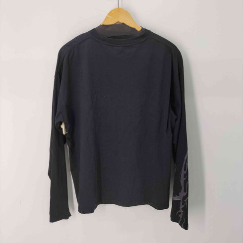 NIRVANA STREET WEAR ×MILGAGA プリントデザイン L/S Tシャツ メンズ import:L