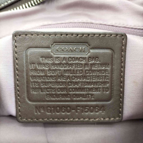 コーチ COACH 2WAY オールレザーショルダーバッグ レディース