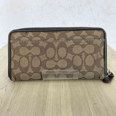 コーチ COACH シグネチャーロゴ キャンバス 長財布 レディース