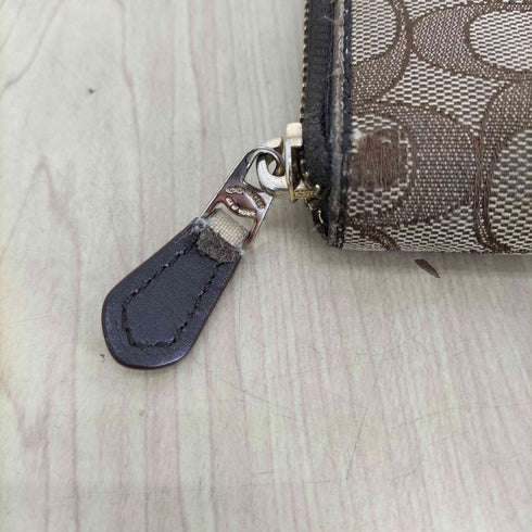 コーチ COACH シグネチャーロゴ キャンバス 長財布 レディース