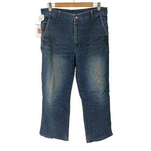 バックデザインワイドデニムパンツ メンズ