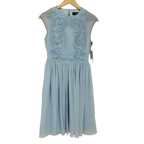 テッドベーカー TED BAKER 刺繍デザイン パーティードレス レディース import:M