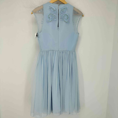 テッドベーカー TED BAKER 刺繍デザイン パーティードレス レディース import:M