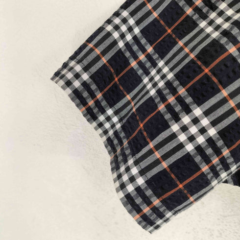 バーバリーロンドン BURBERRY LONDON ノヴァチェック 半袖シアサッカーシャツ メンズ JPN:M