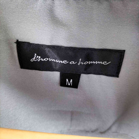 d'homme a homme S/S バイカラー開襟シャツ メンズ JPN:M
