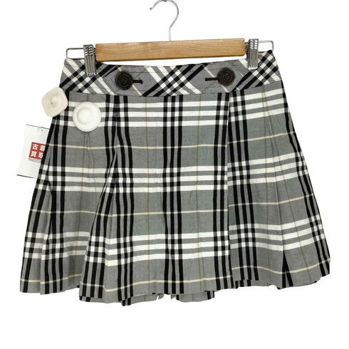 バーバリーロンドン BURBERRY LONDON チェック柄プリーツスカート レディース 38