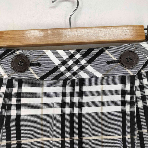 バーバリーロンドン BURBERRY LONDON チェック柄プリーツスカート レディース 38