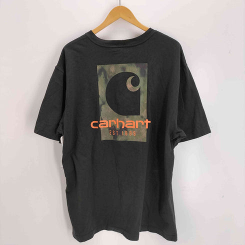 カーハート Carhartt Loose Fit Heavyweight S/S Camo Logo Graphic Pocket T-Shirt メンズ JPN:L