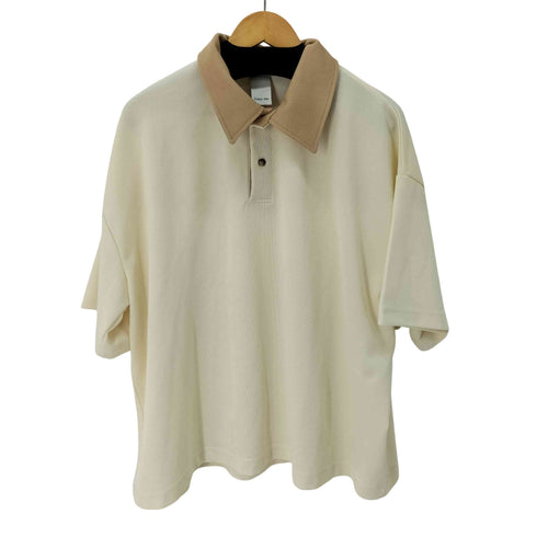 キャスパージョン CASPER JOHN Cleric Polo Shirt メンズ JPN:M