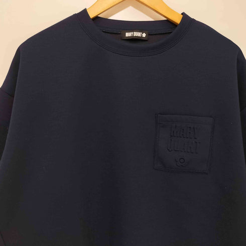 マリークワント MARY QUANT エンボスロゴポケットビッグ プルオーバー レディース JPN:M