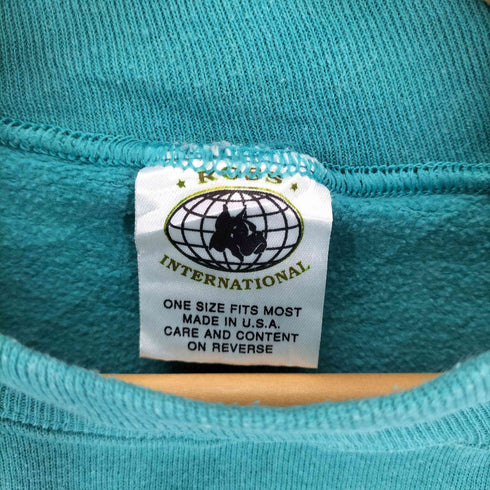 ROBS INTERNATIONAL PARIS 発泡プリントスウェット MADE IN USA メンズ ONE SIZE
