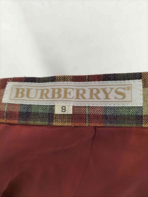 バーバリーズ BURBERRYS チェック柄タイトスカート レディース 9