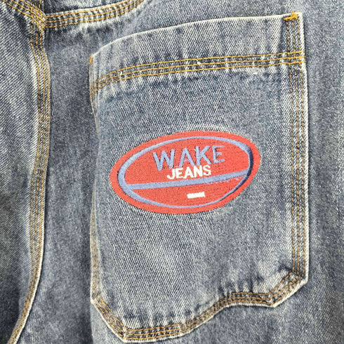 WAKE JEANS デニムカーゴパンツ メンズ