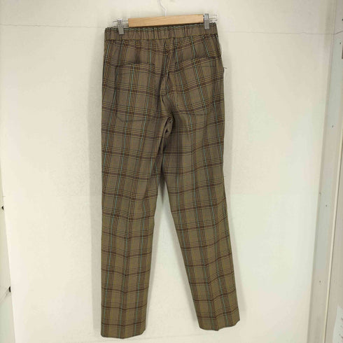 ヘルムートラング HELMUT LANG チェック柄ウールイージースラックス メンズ M