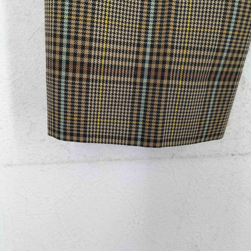 ヘルムートラング HELMUT LANG チェック柄ウールイージースラックス メンズ M