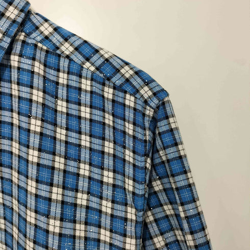 ビームス BEAMS FUTURE ARCHIVE 25SS / GLITTER NELCHECK SHIRT メンズ JPN:M