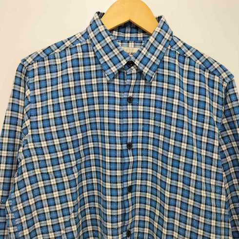 ビームス BEAMS FUTURE ARCHIVE 25SS / GLITTER NELCHECK SHIRT メンズ JPN:M