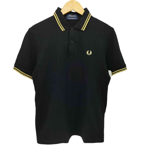 フレッドペリー FRED PERRY 英国製 S/S 鹿の子 ポロ メンズ US:40