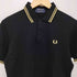 フレッドペリー FRED PERRY 英国製 S/S 鹿の子 ポロ メンズ US:40