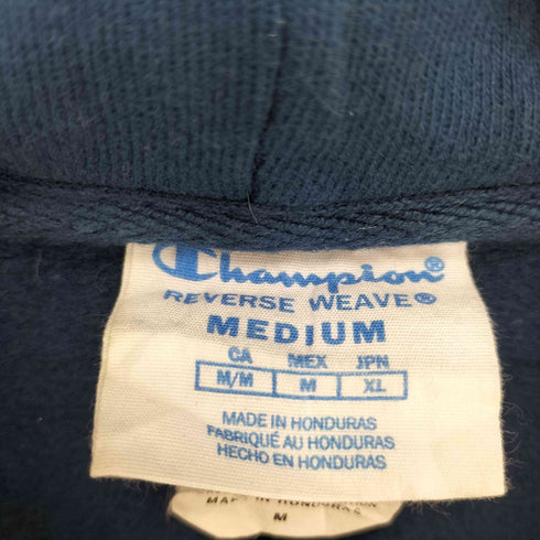 チャンピオン Champion 青単 復刻 REVERSE WEAVE リバースウィーブ 目有り 裏起毛 ロゴ刺繍 プルオーバー フーディー パーカー レディース JPN:XL