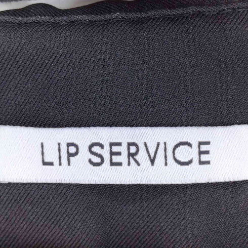 リップサービス LIP SERVICE オフショルカラーメッシュフレアワンピース レディース FREE