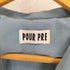 POUR PRE ワイドシルエットブラウス レディース