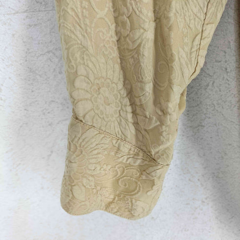 SILK BOUTIQUE 総柄シルクスキッパーブラウス レディース S