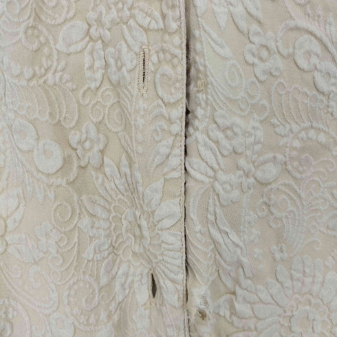 SILK BOUTIQUE 総柄シルクスキッパーブラウス レディース S