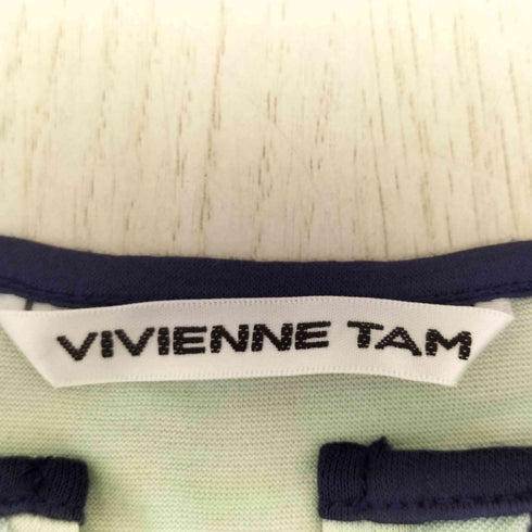 ヴィヴィアンタム VIVIENNE TAM パンダ レーストップ ベルスリーブブラウス レディース JPN:38