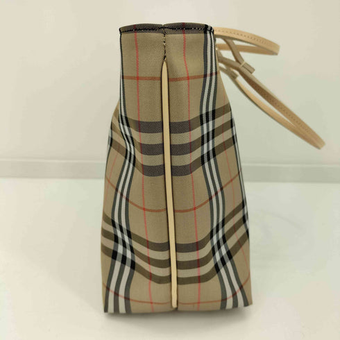 バーバリーロンドン BURBERRY LONDON イタリア製 ノバチェック トートバッグ レディース