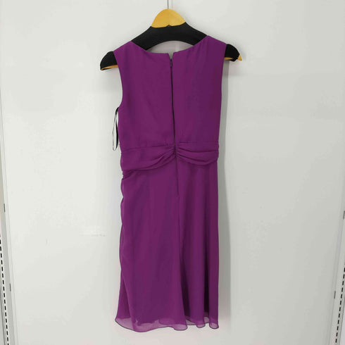 タダシショウジ TADASHI SHOJI ビジュー ドレープ ノースリーブ ドレスワンピース レディース JPN:2
