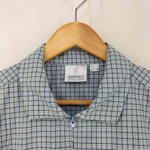 グラミチ GRAMICCI ZIP UP WAVE SHIRT メンズ JPN:L