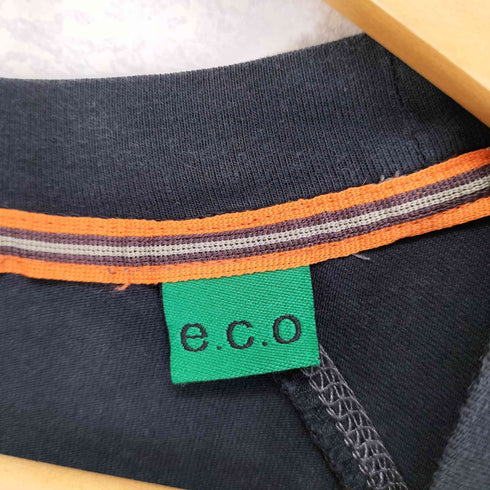 E.C.O 企業ロゴプリントTシャツ メンズ