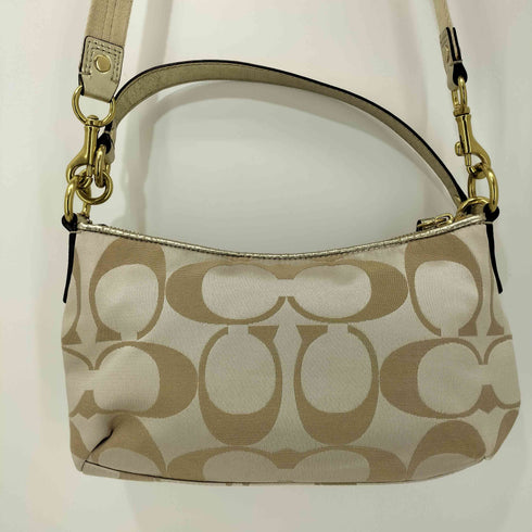 コーチ COACH アップリケ シグネチャー 2WAY ミニハンドバッグ レディース