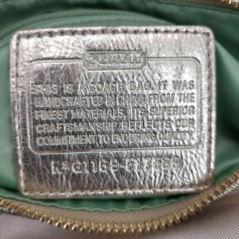 コーチ COACH アップリケ シグネチャー 2WAY ミニハンドバッグ レディース