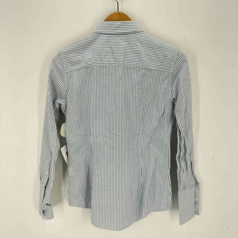 ブルックスブラザーズ BROOKS BROTHERS ワンポイント刺繍L/Sストライプシャツ レディース JPN:2