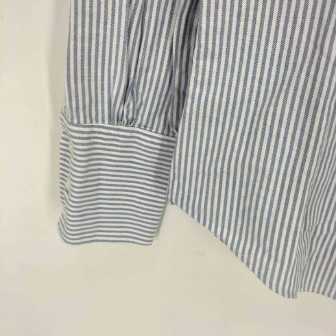 ブルックスブラザーズ BROOKS BROTHERS ワンポイント刺繍L/Sストライプシャツ レディース JPN:2