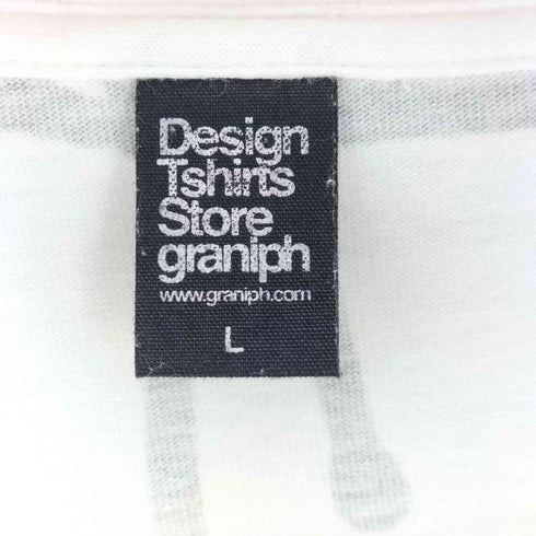デザインティーシャツストアグラニフ Design Tshirts Store graniph ぶら下がりイラストTシャツ メンズ JPN:L