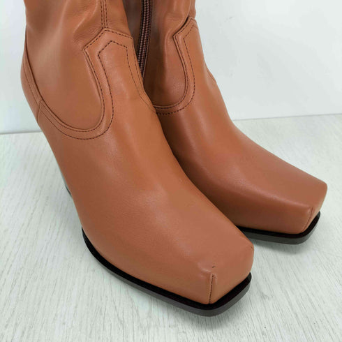 ステラマッカートニー STELLA McCARTNEY カウボーイ ジップ ストレッチ アンクル ブーツ レディース EUR:37