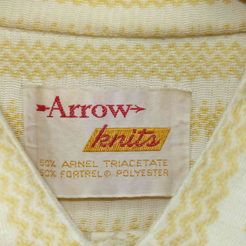 アロー ARROW 70S 総柄 襟芯 ロングスリーブシャツ メンズ 16 1/2-34