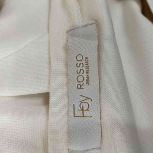 エフバイロッソアーバンリサーチ F by ROSSO URBAN RESEARCH 25ss UR TECH ひやサラクール コクーンフレアチュニックTシャツ レディース FREE