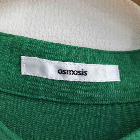 オズモーシス OSMOSIS 25ss タックワイドビッグブラウス レディース ONE SIZE