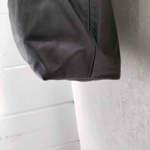 ヨウジヤマモト Yohji Yamamoto シグネチャーロゴカウレザートートバッグ レディース ONE SIZE