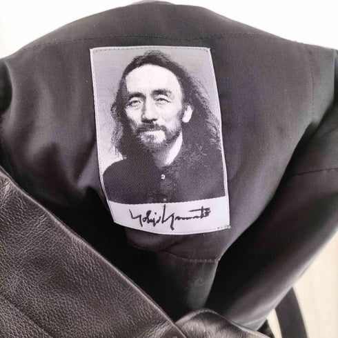 ヨウジヤマモト Yohji Yamamoto シグネチャーロゴカウレザートートバッグ レディース ONE SIZE