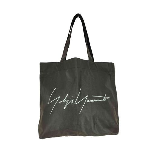 ヨウジヤマモト Yohji Yamamoto シグネチャーロゴカウレザートートバッグ レディース ONE SIZE