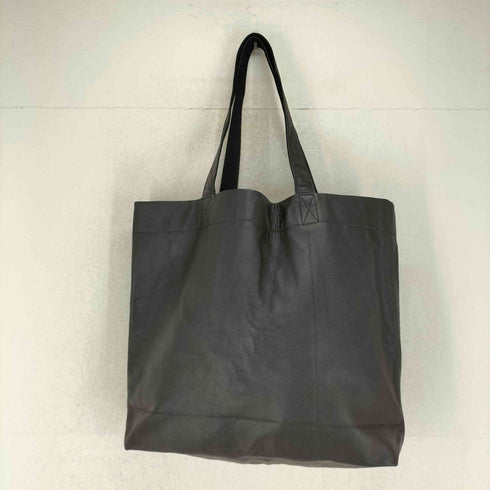ヨウジヤマモト Yohji Yamamoto シグネチャーロゴカウレザートートバッグ レディース ONE SIZE