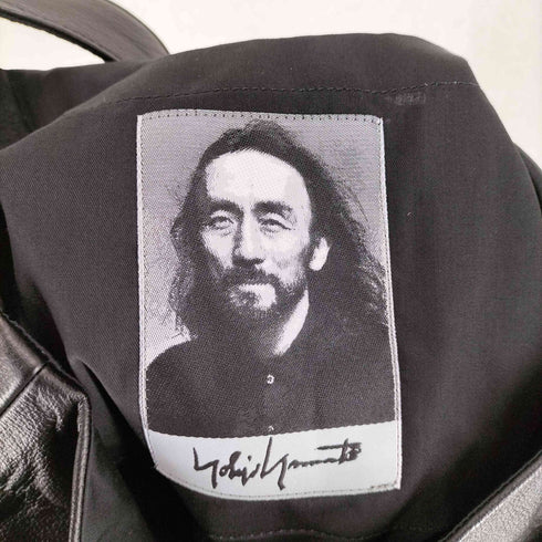 ヨウジヤマモト Yohji Yamamoto シグネチャーロゴカウレザートートバッグ レディース ONE SIZE