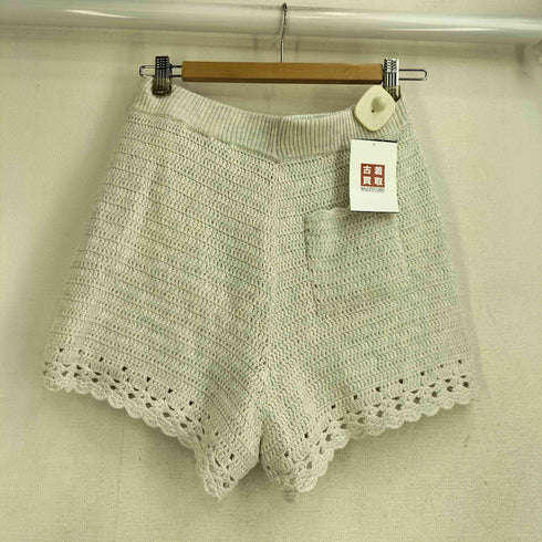 ジーナシス JEANASIS 25SS クラフトニットショートパンツ レディース FREE