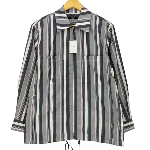 モルガンオム MORGAN HOMME ストライプ ジップ ジャケット メンズ JPN:M